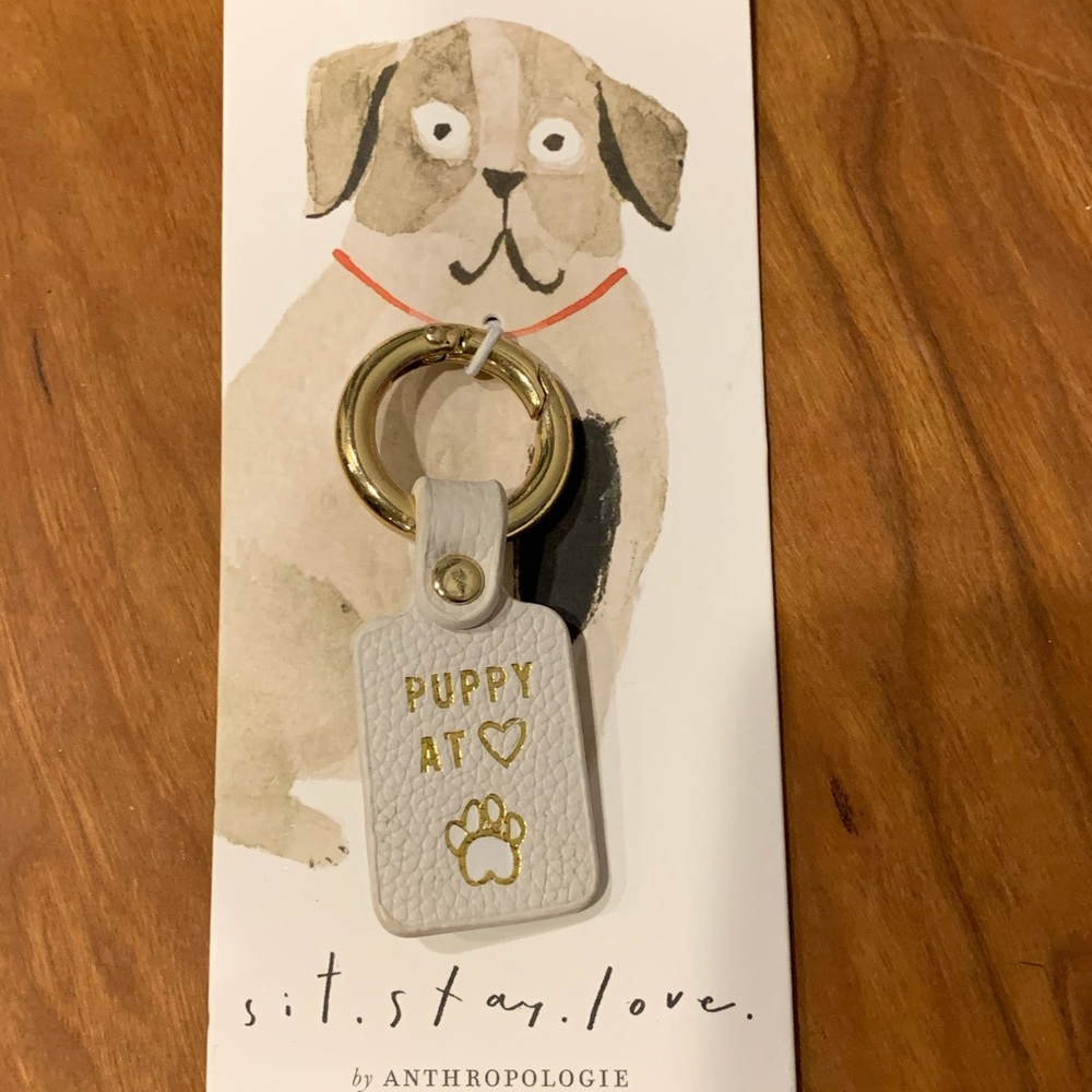 Anthropologie Dog Tag New NWT